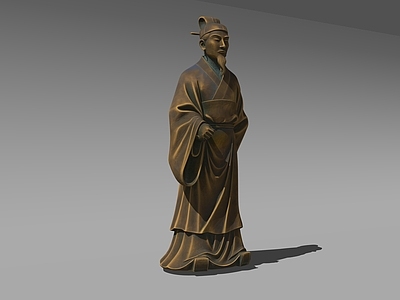 现代雕塑 不锈钢人物雕塑 人物金属雕塑 古代人物雕塑小品 室外景观雕塑小品 古代英雄人物雕塑