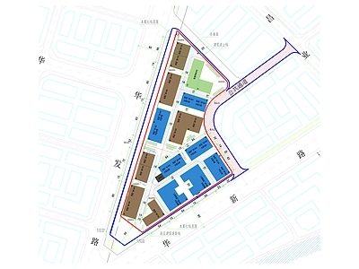 现代产业园建筑 产业园 厂区 办公楼 施工图