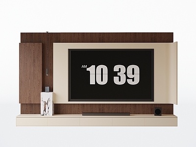 现代电视背景墙 电视墙