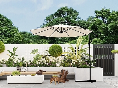 现代庭院 别墅庭院