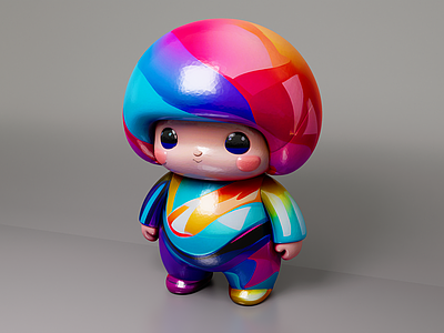现代其他美陈 可爱动漫IP人物 动漫美陈雕塑 网红商业美陈小品 网红商业雕塑 动漫玩偶