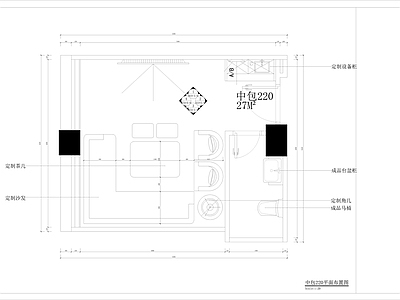 现代KTV 包厢 施工图