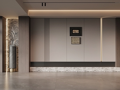 现代意式玄关背景墙 现代意式背景墙