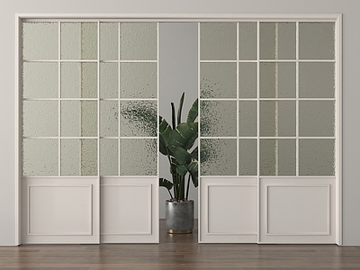 法式推拉门 阳台推拉门 法式玻璃推拉门 厨房玻璃门