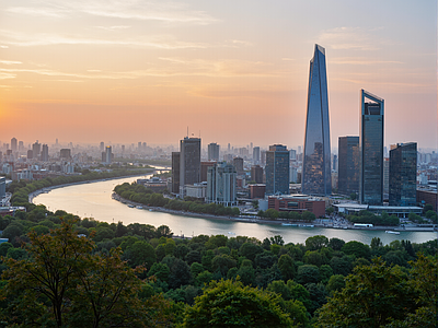 现代其它外景 晚霞 火烧云傍晚 落日 夕阳