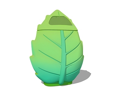 现代垃圾桶 树叶垃圾桶 户外垃圾桶 树叶艺术装置 网红互动打卡装置 景观互动雕塑小品