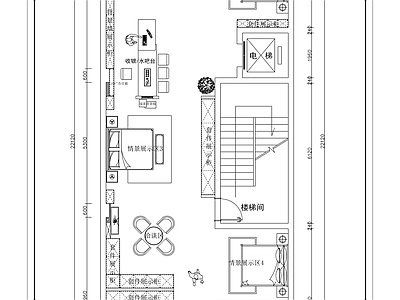 其他展厅 家纺品展厅 全屋定制展厅 产品展厅 施工图