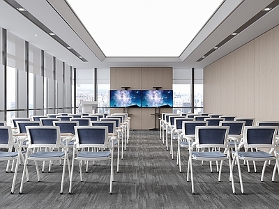 现代会议室 培训室 办公椅