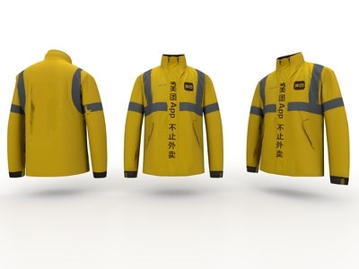 衣服 美团工作服 美团 美团冲锋衣