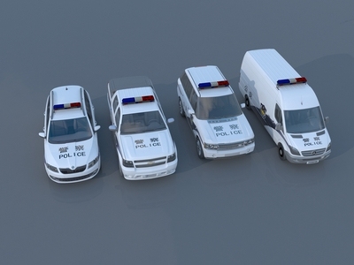汽车 警车suv 皮卡
