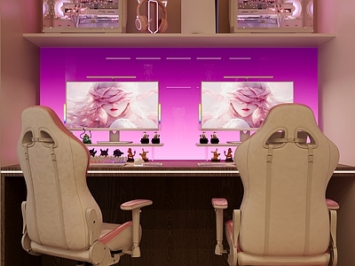 现代影音室 电竞房 双人电竞 女生电竞房