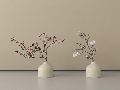 侘寂花艺 侘寂花瓶花艺 装饰花卉 插花