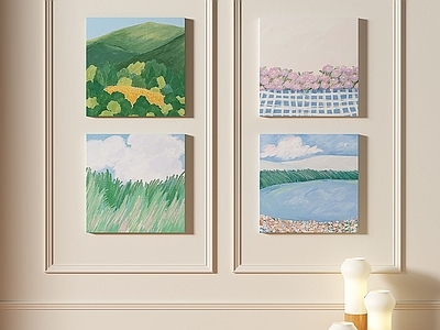 现代奶油挂画 女孩房挂画 书房挂画 客厅挂画 玄关挂画 办公室挂画