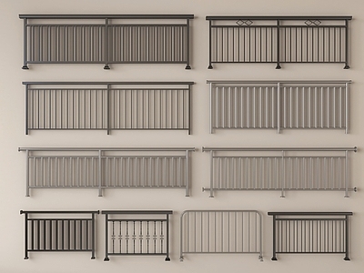 现代栏杆 铁艺栏杆 围栏 护栏