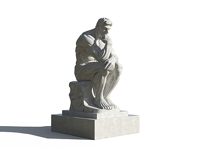 现代景观雕塑 公园雕塑 主题雕塑 人物广场雕塑 思考着雕塑 沉思雕塑