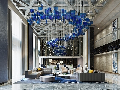 现代酒店 酒店大堂吧