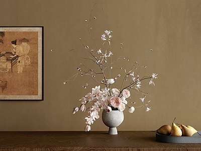 新中式中古花艺 花束 插花 花卉 意式花艺