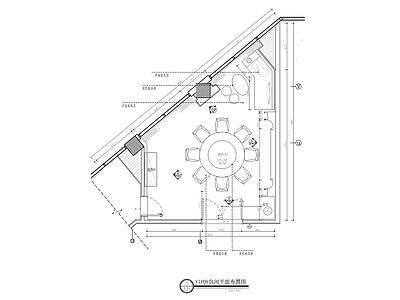 现代中餐厅 异型包 施工图