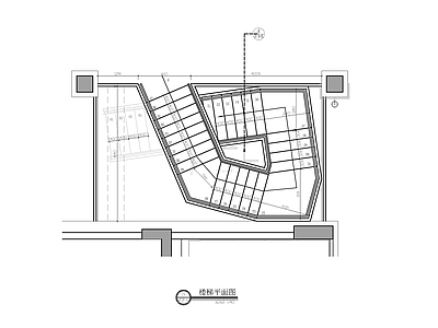 现代其他工装空间 异型楼梯 施工图