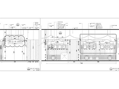 现代其他工装空间 花车小吃 施工图