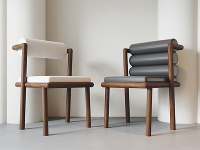 侘寂餐椅 侘寂风单椅 餐椅 椅子 书椅