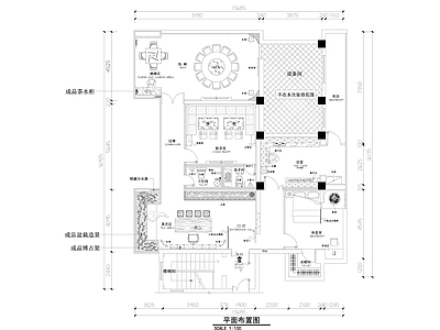 现代轻奢会所 私人会所 会所平面图 会 施工图