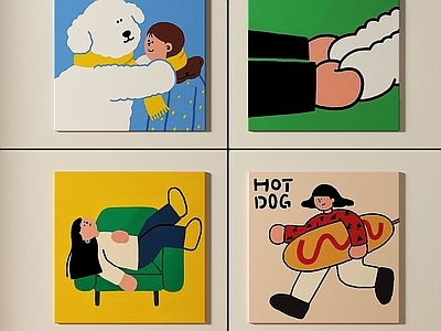 现代简约挂画 女孩房挂画 书房挂画 客厅挂画 玄关挂画