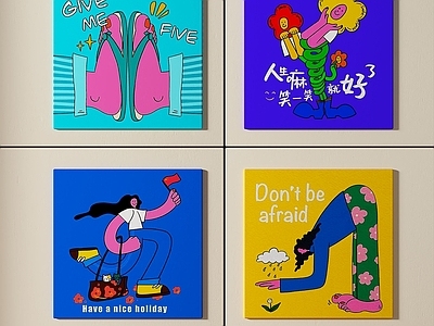 现代简约挂画 女孩房挂画 书房挂画 玄关挂画 客厅挂画