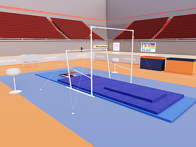 现代其他球场 体操器械 高低杠 体操 高低杠 体育器械