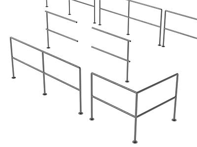 现代栏杆 铁艺栏杆 围栏 护栏