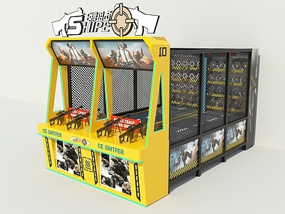 娱乐器材 枪林弹雨 打枪游戏 电玩 打枪嘉年华 射击游戏机