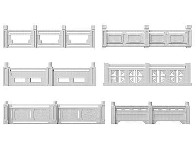 中式栏杆 中式石栏杆 桥栏杆 河道护栏 汉白玉栏杆 护栏 围栏