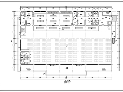现代其他公共建筑 职工食堂方案 施工图