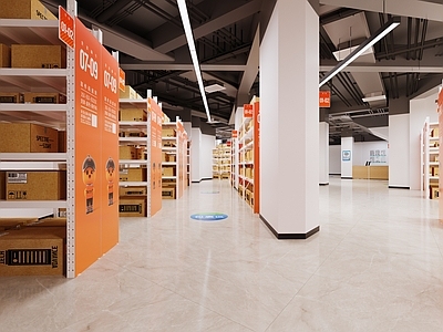 现代工业其他公共空间 驿站 快递驿站 菜鸟驿站