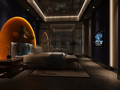 现代新中式足浴店 足疗SPA房