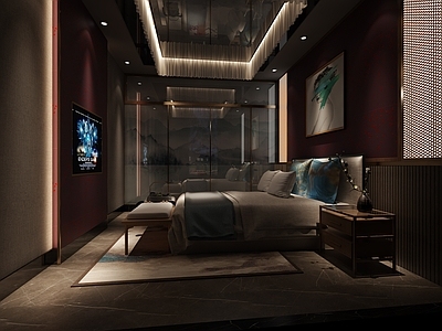 新中式现代足浴店 足疗SPA房间