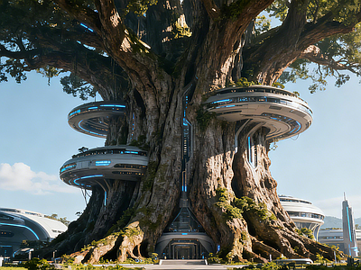 其它外景 未来建筑 树上建筑
