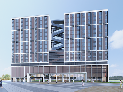 现代酒店建筑 现代酒店公寓 多层酒店建筑 现代公寓建筑 多层公寓建筑 高层公寓建筑