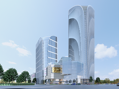 现代酒店建筑 轻奢酒店办公楼 高层酒店办公楼 现代酒店公寓 超高层酒店办公楼 高层酒店建筑
