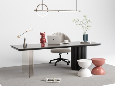 现代办公桌椅组合