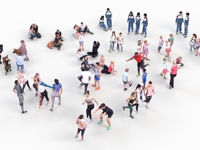 多人 多人 运动人 学生 跑步人