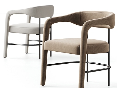 现代轻奢餐椅 Mavia 现代轻奢餐椅 布艺单椅 扶手椅 化妆椅