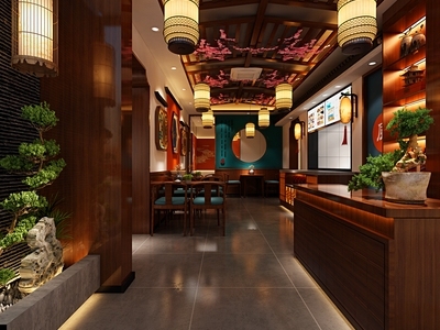 新中式餐饮店