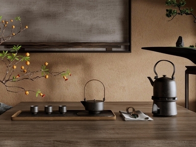 茶具 茶壶 茶室摆件 茶杯 茶桌 茶台