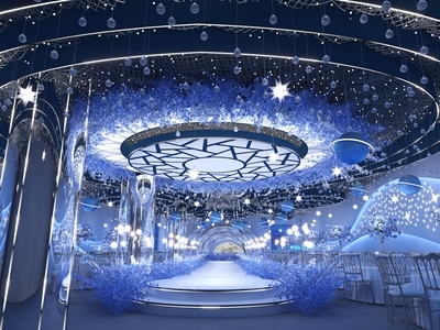 现代酒店 酒店宴会厅 宴会厅 婚礼