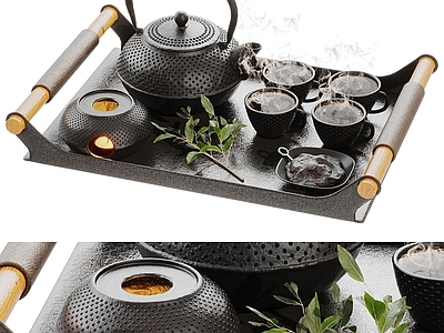 茶具 茶壶 茶杯 新中式茶具 茶盘 茶具摆件