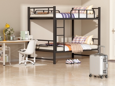 现代上下床 双层床 铁艺床 学生床 宿舍床 行旅箱