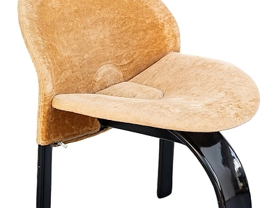 中古意式餐椅 布艺餐椅 Giovan 烤漆高背椅