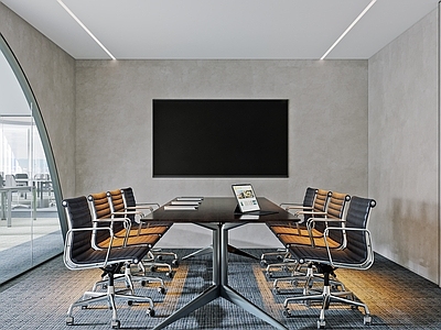 现代简约会议室 酒店会议室 小型会议室 办公会议室 培训会议室 政府会议室