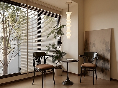 侘寂法式阳台 法式中古休闲区